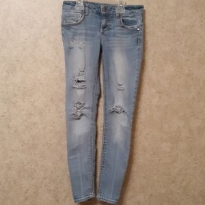 Twentyone Black Jean's low rise jegging flex